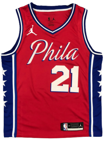 Joel Embid #21 Philadelphia 76ers SWINGMAN