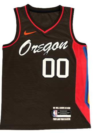 Carmelo Anthony #00 Portland Trail Blazers City Edition SWINGMAN