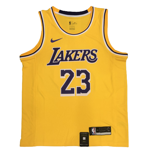 LeBron James Los Angeles Lakers Nike Swingman Player Jersey Gold - Icon  Edition