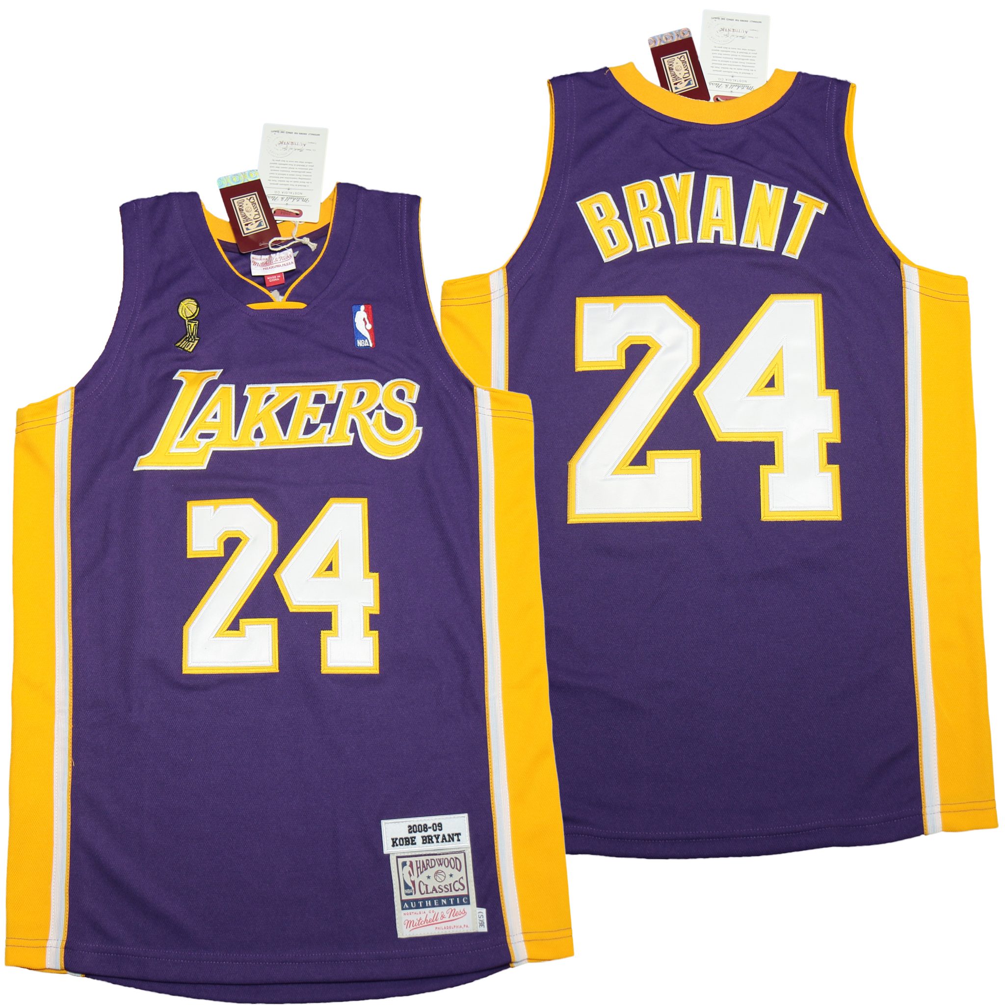NBA Retro Jersey Kobe Bryant #24 LA LAKERS 2008-09 – Koszulki NBA ...