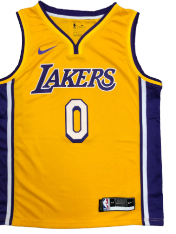 Russell Westbrook #0 Los Angeles Lakers SWINGMAN
