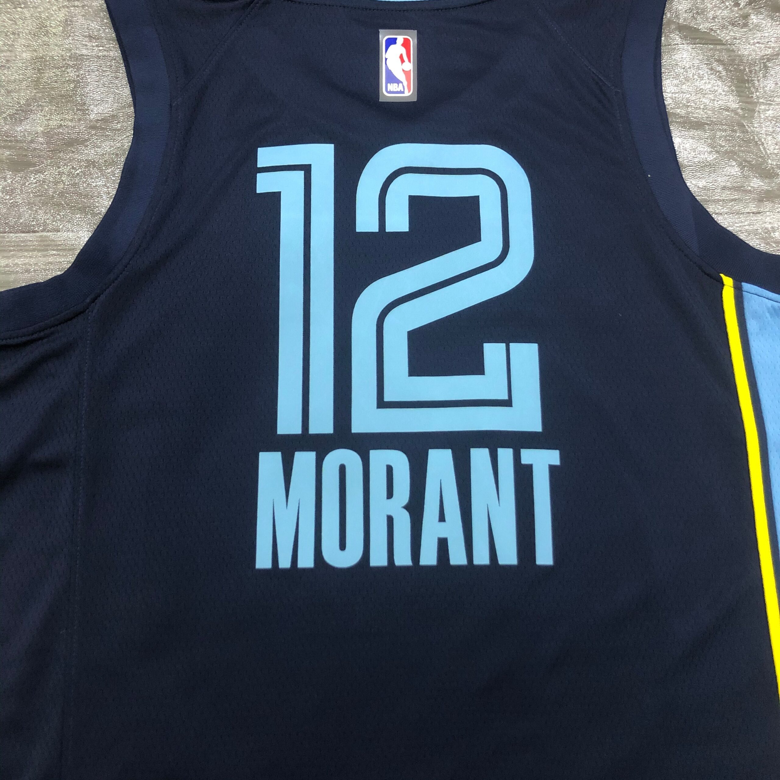 Ja Morant Game Worn Memphis Grizzlies 2021-2022 Season Jersey, INVICTUS, PART II, 2022