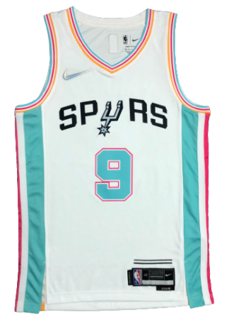 Tony Parker #9 San Antonio Spurs NBA 75 SWINGMAN
