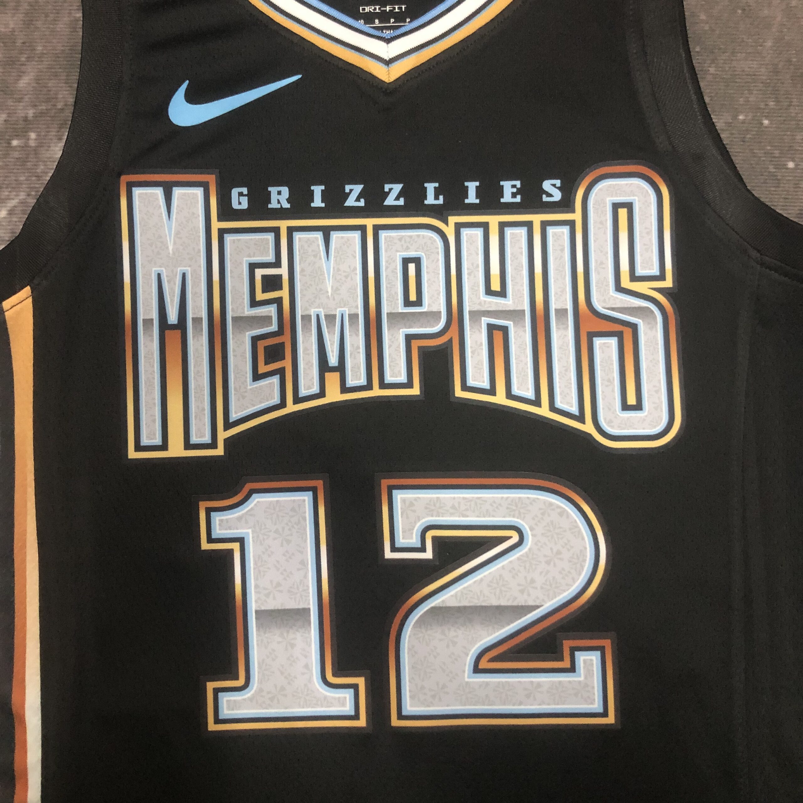 2022-23 Memphis Grizzlies Morant #12 Jordan Swingman Alternate