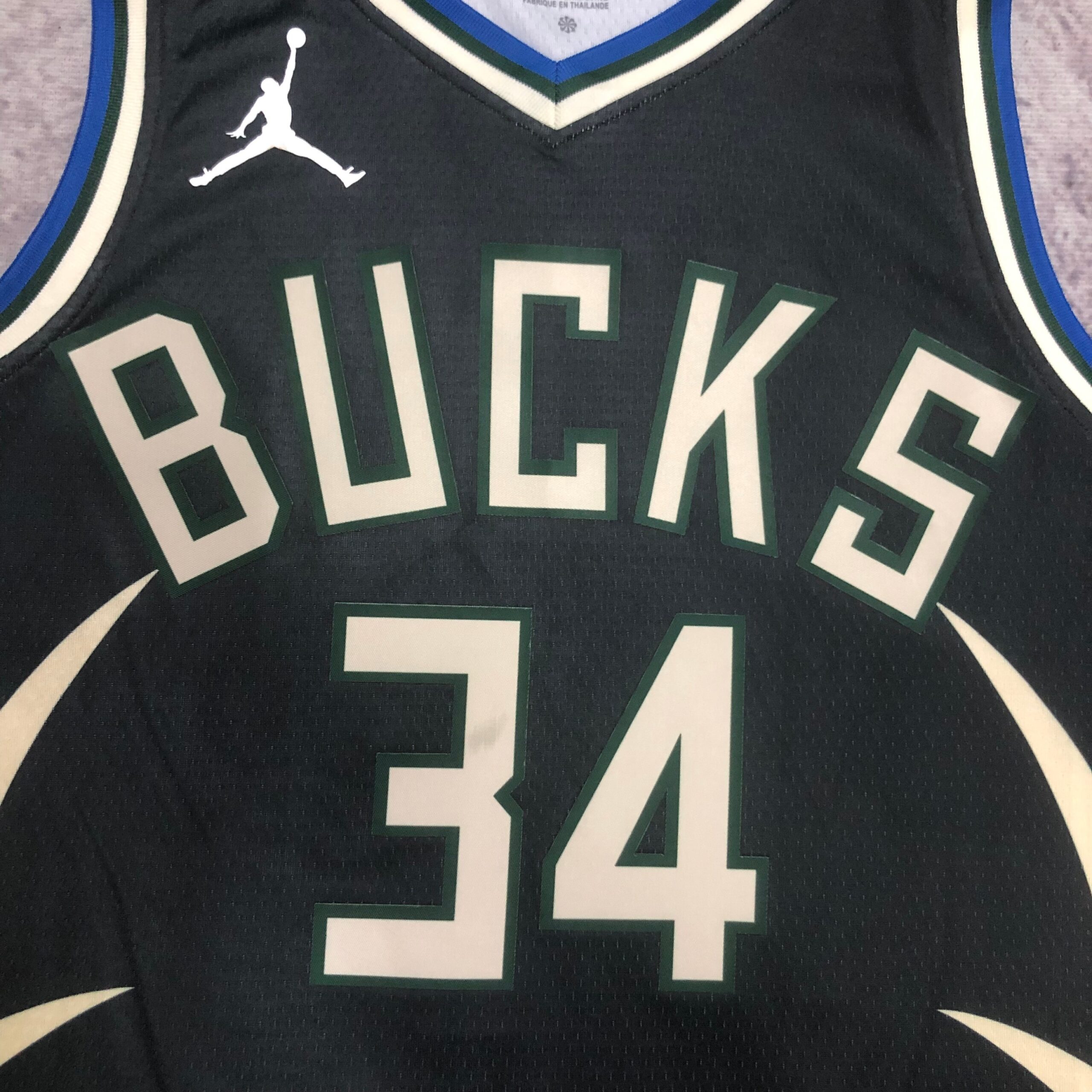 NBA Milwaukee Bucks Trikot Giannis Antetokounmpo 34 Iridescent HWC  Collection Swingman - Herren