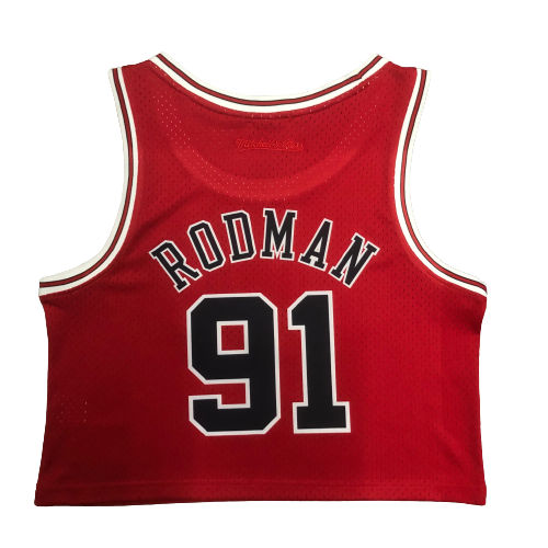 Damski Top Denis Rodman #91 Chicago Bulls NBA Retro