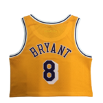 Damski Top Kobe Bryant #8 Los Angeles Lakers NBA Retro