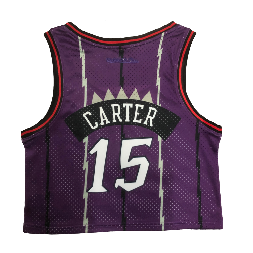 Damski Top Vince Carter #15 Toronto Raptors NBA Retro