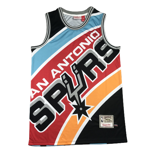 Tim Duncan #21 San Antonio Spurs Logo NBA Jersey