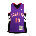 Vince Carter #15 Toronto Raptors Retro NBA Jersey fioletowa
