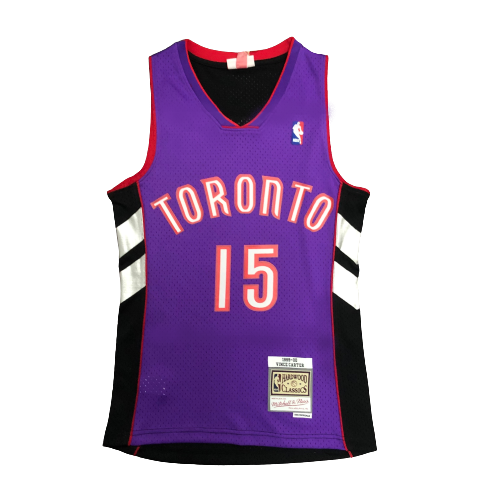 Vince Carter #15 Toronto Raptors Retro NBA Jersey fioletowa