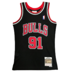 Dennis Rodman #91 Chicago Bulls Retro NBA Jersey czarna