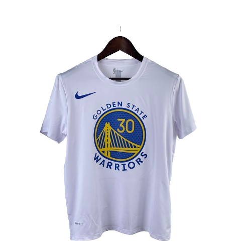 Koszulka NBA Stephen Curry 30 T-shirt Warriors biała