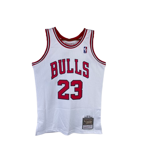 Michael Jordan #23 Chicago Bulls 1997-98 Retro NBA Jersey biała