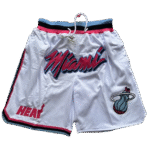 Spodenki Miami Heat białe Miami